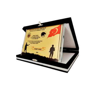 15x20 cm Asker Tayin Plaket