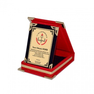 Mini Kadife Plaket