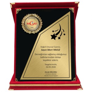 15x20 Fasetli Özel Kesim Plaket