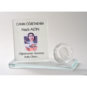 Öğretmenler Günü Kristal Plaket